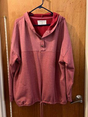 🐻Size 2X - The Sweatshirt Project - Mauve Long Sleeve Hoodie - Some Pilling
